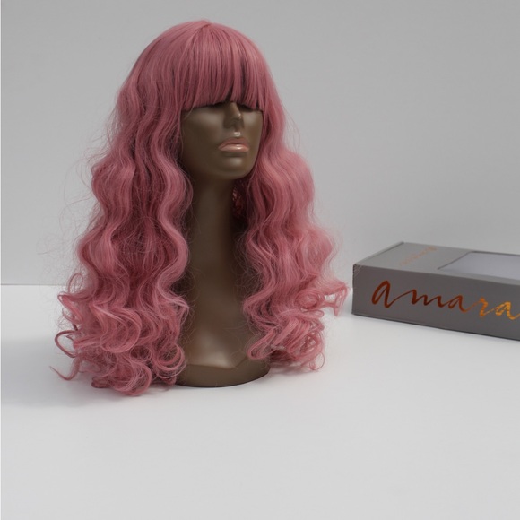 Synthetic wig Pastel rose - Picture 3 of 3